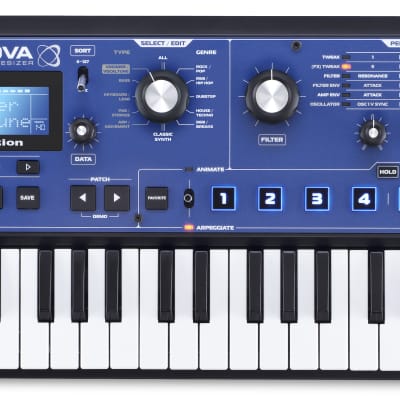 Novation MiniNova Synthesizer 37-key Keyboard Mini Nova Synth