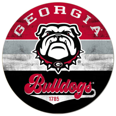 Georgia Bulldogs Home and Away Earrings - White and Red image 2