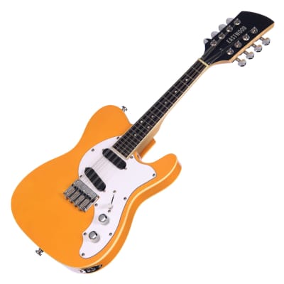 Eastwood Guitars Mandocaster LTD - TV Yellow - Solidbody Electric Mandolin - NEW! image 6