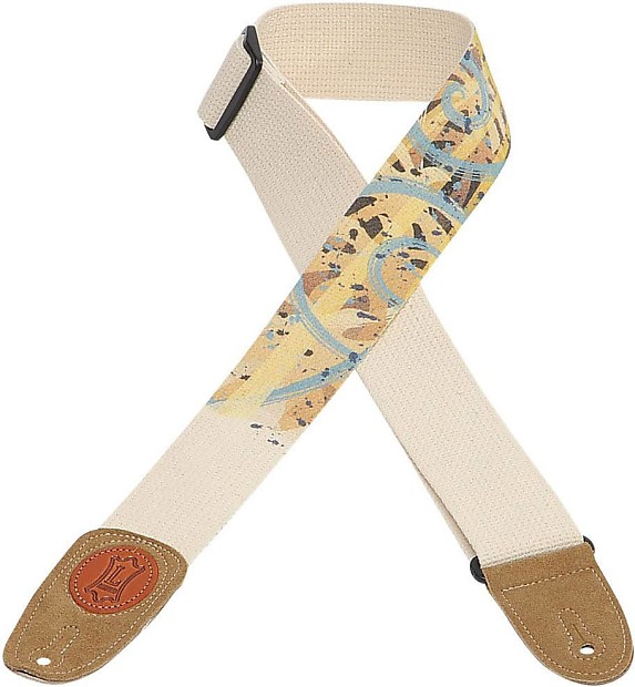 Levy's MSSC8U-001 2" Cotton Urban Print Guitar/Bass Strap - Free Man/Sun Rays image 1