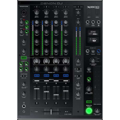 Denon DJ X1800 Prime - Professional 4-Channel DJ Club Mixer with Smart Hub image 2