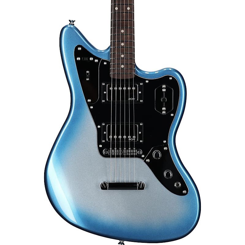 Squier Contemporary Jaguar HH ST Electric Guitar, Sky Burst Metallic image 1