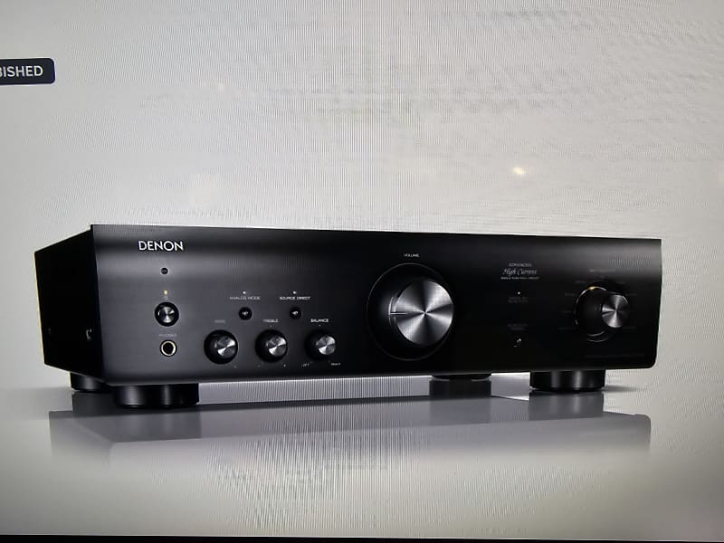Denon PMA-600NE Integrated Amplifier with Bluetooth 2019 - Present - Black image 1