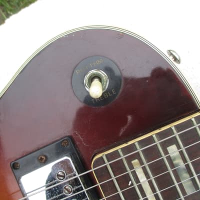 Global LP 90 Guitar,  Early 1970's, Made in Korea,  Sunburst Finish, Plays and Sounds Good, SSC imagen 8