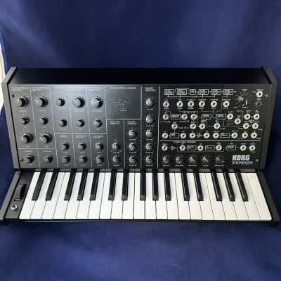 Korg MS-20 Mini Semi-Modular Analog Synthesizer 2013 - Excellent with Box, PSU & Patch Cables