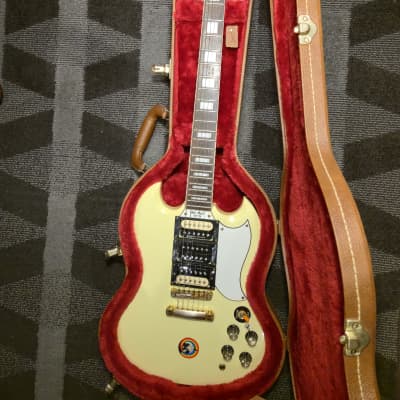 【貴重】Epiphone SG Les Paul Custom G-400 Epiphone G-400 Les Paul (SG) Custom Antique Ivory 2004