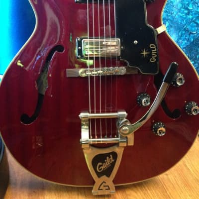 New/Old Stock Guild Starfire V with Vibrato Cherry Red for sale