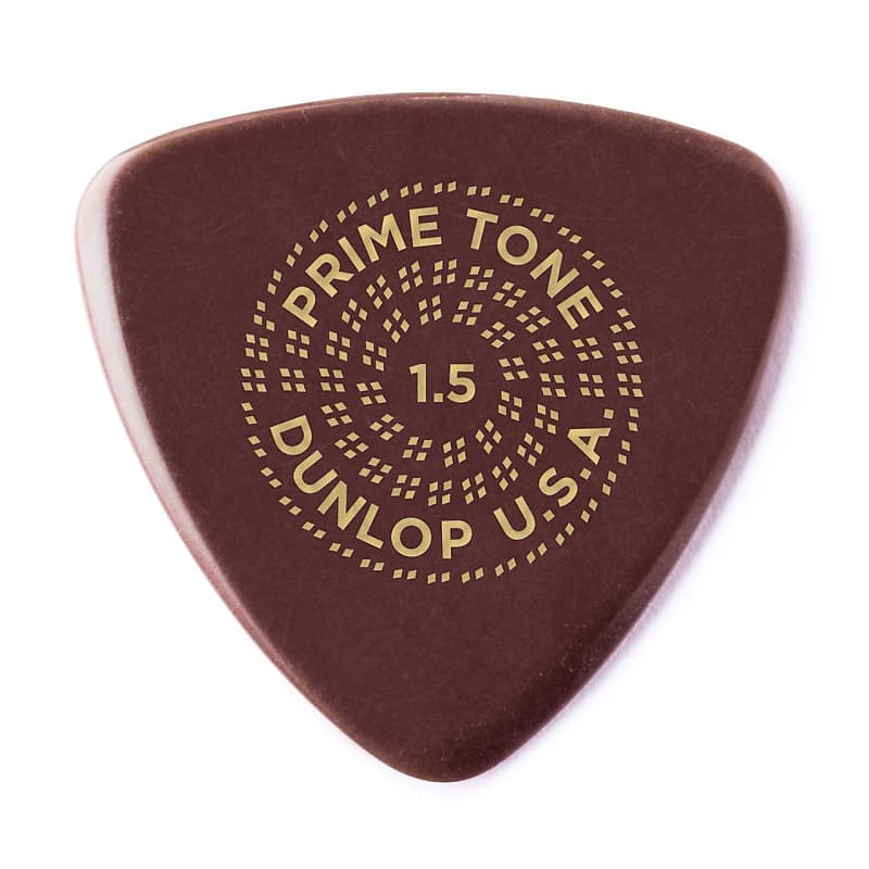 Dunlop 517R15 Primetone Small Tri Smooth 1.5mm Triangle Guitar Picks (12-Pack) image 1