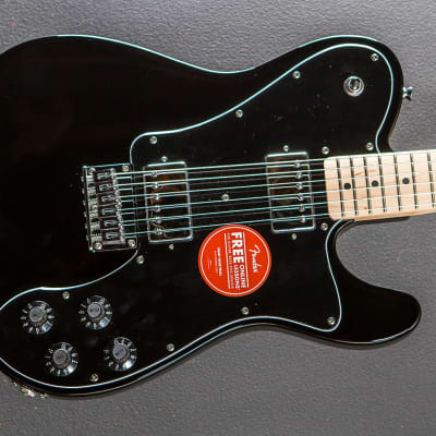 Squier Affinity Series Telecaster Deluxe - Black w/Maple for sale