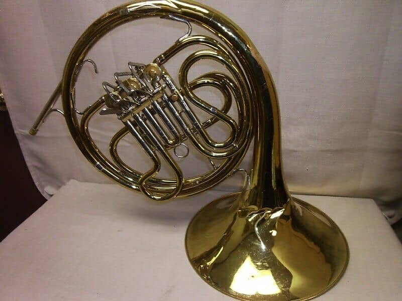 Selmer Bundy Single French Horn Brass, USA, Fair Condition Reverb