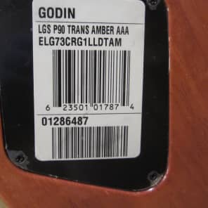 2001 Godin LGS P-90 Ltd Ed NAMM Show Guitar AAA #13 Flame Maple Top 1 of 100 Free US Shipping! image 5
