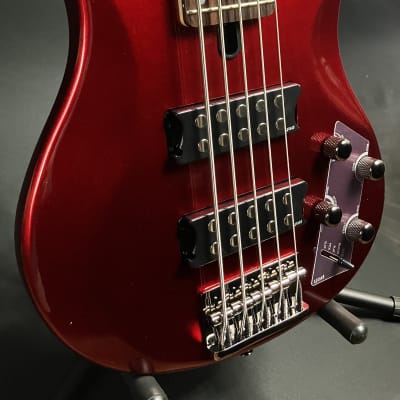 Yamaha TRBX305CAR 5-String Bass Guitar Gloss Candy Apple Red Finish image 6