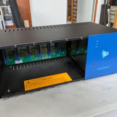 API 500-6B HC Lunchbox 6-Slot Powered 500 Series Frame 2011 - Present - Black imagen 2