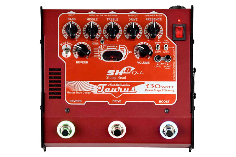 Taurus StompHead SH.8 Qube 130W tube pedalboard amp Reverb UK