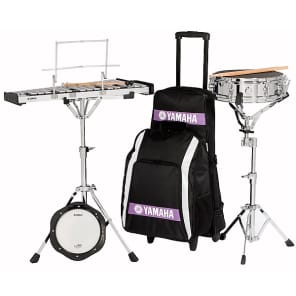 Yamaha SCK-275R Bell Kit and Snare Drum Combo Kit with Backpack, Rolling Case