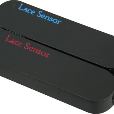 Lace Sensor Dually Red/Blue bridge pickup - black image 3