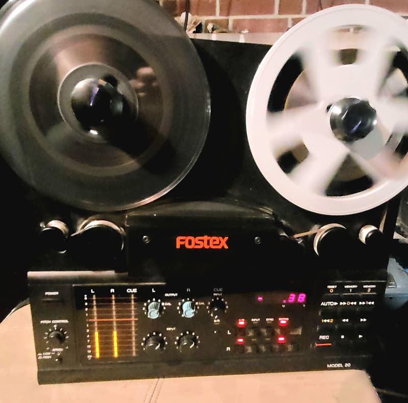 Fostex Model 20 1/4 Reel To Reel Mastering Tape Deck Recorder Player