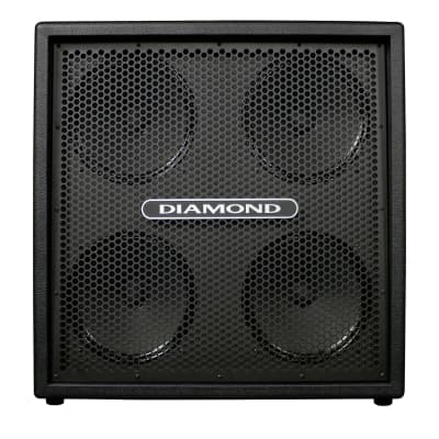 Diamond Amplification Custom USA Made 4X12 Cabinet - Black Vein Metal Grille for sale