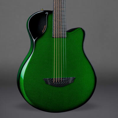 Emerald X7 | Carbon Fiber Parlor Travel Guitar image 7