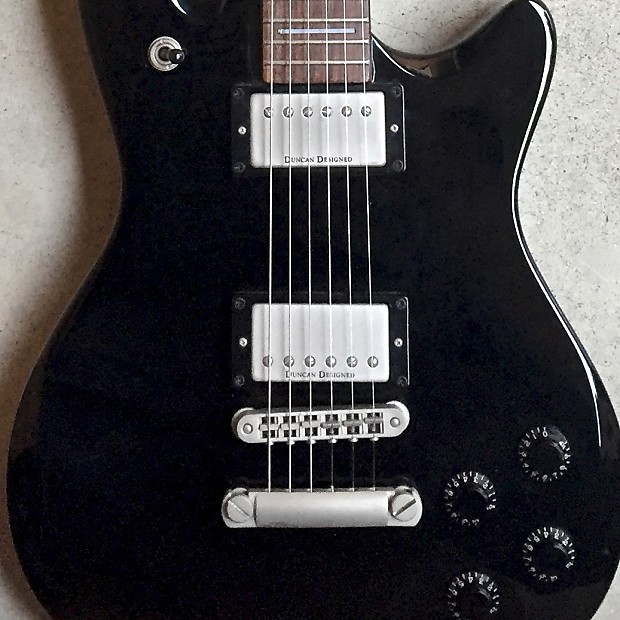 2005 Fender Squier Master Series M 80 Black Electric Guitar