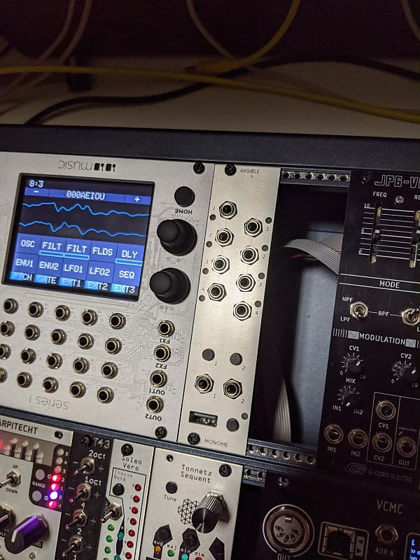Monome Ansible Eurorack Module Interface For MIDI, Grid, Reverb