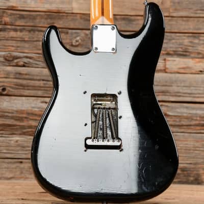 1982 Fender 1957 Stratocaster Fullerton Reissue Black AVRI image 3
