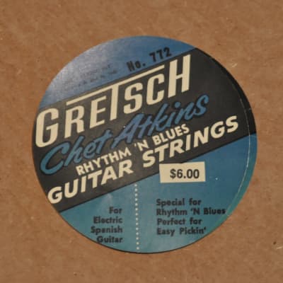 Gretsch Chet Atkins Rhythm N Blues Guitar strings set 1950 s