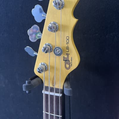 G&L LB-100 Tribute Series 4 String Bass  3 Tone Sunburst  9lbs!  New! image 7