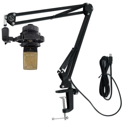 AKG C414 XLII Studio Condenser Microphone Recording Mic+Audio Technica Boom Arm image 1