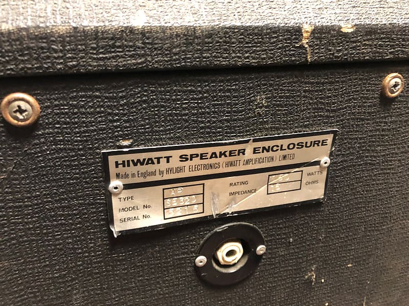 Hiwatt SE-320 4x12 Fane Bass reflex | Reverb