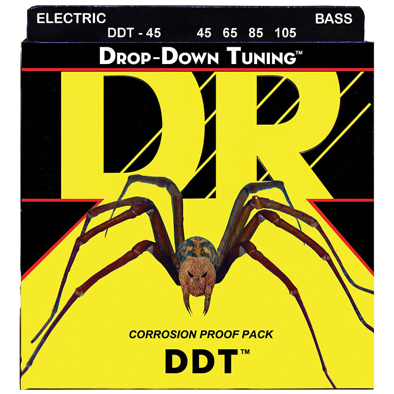 DR Strings DDT-45 Drop-Down Tuning Bass Strings (45 65 85 105) image 1