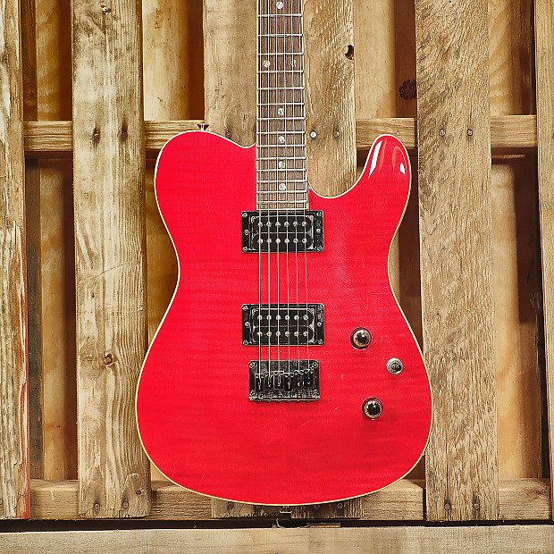 Fender FMT HH Neck Through Telecaster MIK Transparent Crimson