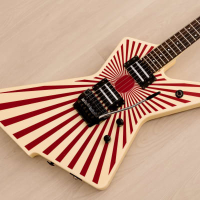 1985 Ibanez X Series Destroyer DT380 Rising Sun w/ Case | Reverb