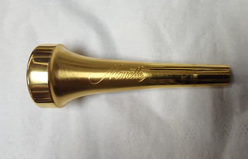 Monette Bb Trumpet Mouthpiece UNITY DM4L - Gold Plated | Reverb