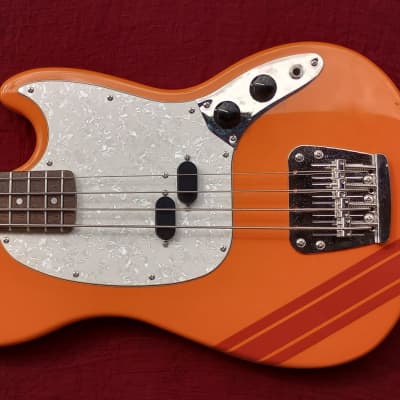 Fender Squier FSR Classic Vibe '60s Competition Mustang Bass Capri Orange image 1