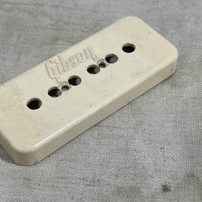 Vintage 1971-1972 Gibson Embossed Logo '58 (54) Les Paul Goldtop P-90 Pickup Cover #1 Rare image 2