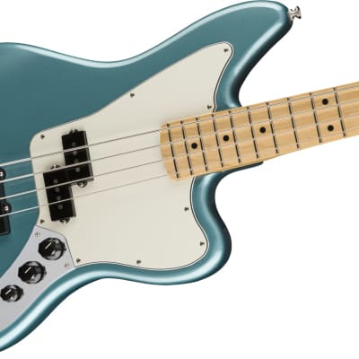 Fender Player Series Jaguar Bass Guitar, Maple Fingerboard, Tidepool - MIM image 3