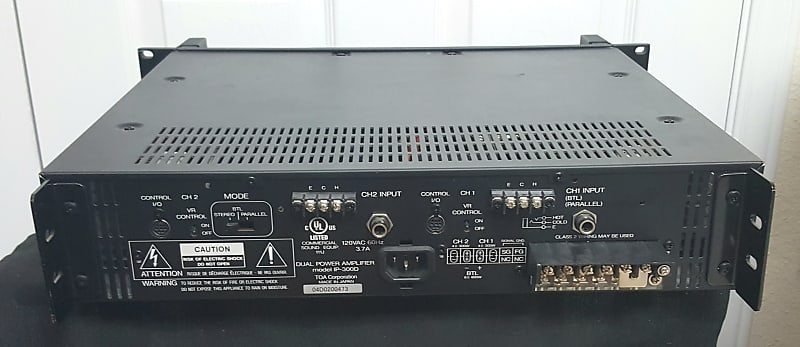 TOA DUAL POWER AMPLIFIER パワーアンプ IP-300D TOA Electronics IP-300D Two-Channel Power Amplifier 300W/CH