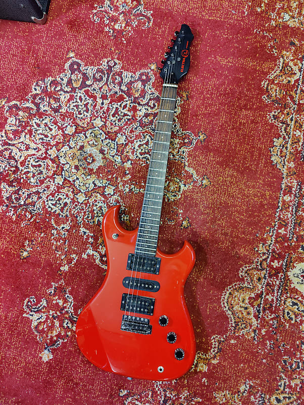 Vintage MIJ Electra Phoenix 1983 Gloss Red Reverb