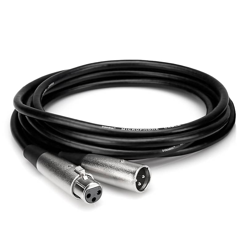 Hosa MCL-110 Microphone Cable, Hosa XLR3F to XLR3M, 10 ft image 1