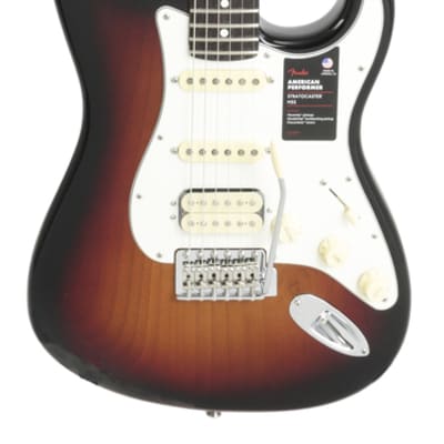 Fender American Performer Stratocaster HSS 3-Color Sunburst 2022 image 2