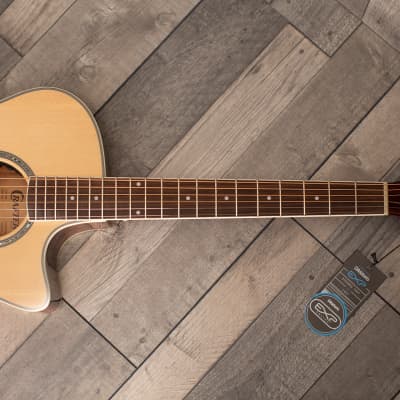 Crafter GAE-8 N Natural Electro Acoustic Guitar image 5