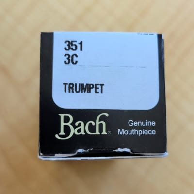 Bach Classic Trumpet Silver Plated Mouthpiece 3C image 3