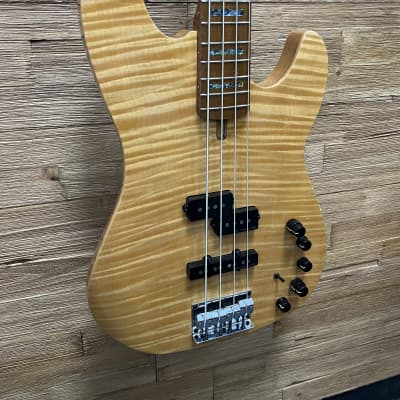 Sire Marcus Miller P10 4- string bass 2021 - Natural Gloss Flame Top. 8lbs 5oz w/ gig bag image 6