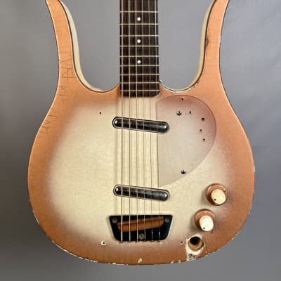 Danelectro Model 4623 Longhorn 6-String Bass Baritone Guitar 1959 Copper Burst image 1