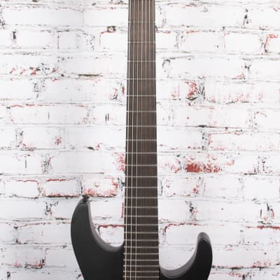 ESP LTD M-7BHT - 7 String Electric Guitar - Black Satin/Macassar Ebony image 3