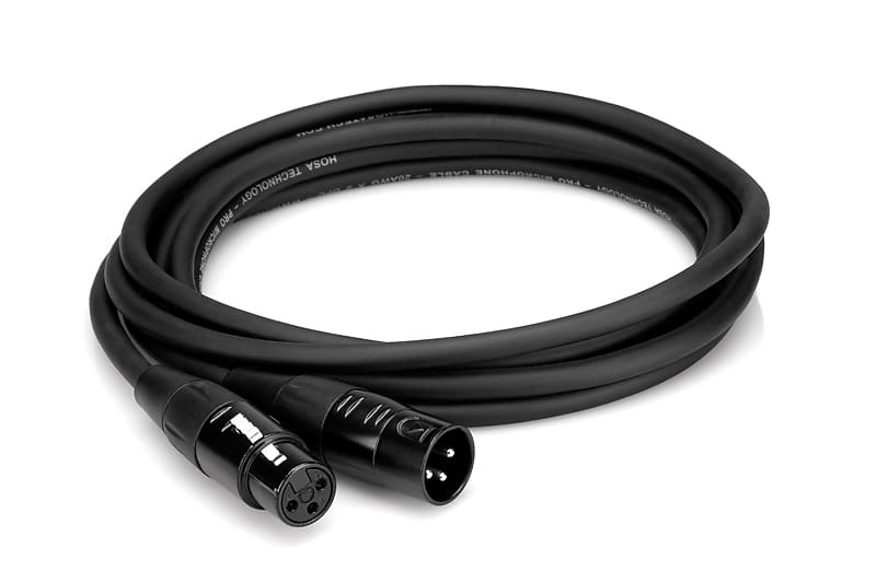Hosa HMIC-025 Pro Microphone Cable, REAN XLR3F to XLR3M - 25 Feet image 1