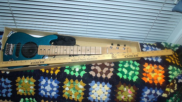 Burswood amp in guitar with speaker
