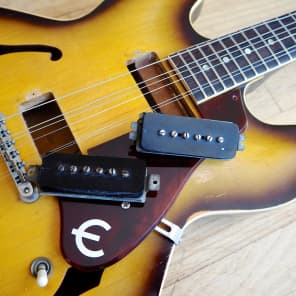 1961 Epiphone Casino E-230TD Vintage Electric Guitar by Gibson, Sunburst ES-330 w/ hsc image 18