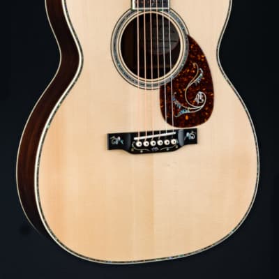Bourgeois OM-45 “Ghost Flower” Premium Brazilian Rosewood and Adirondack Spruce Aged Tone Custom Used (2022) for sale